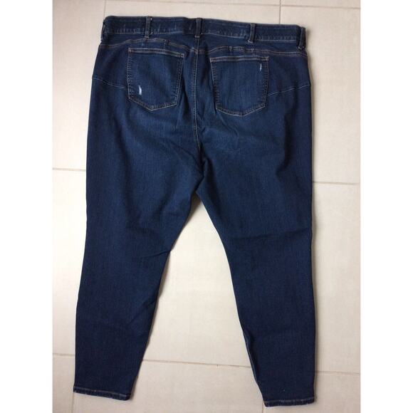 Torrid Skinny Jeans Bombshell Distressed Frayed Stretch - Picture 8 of 11